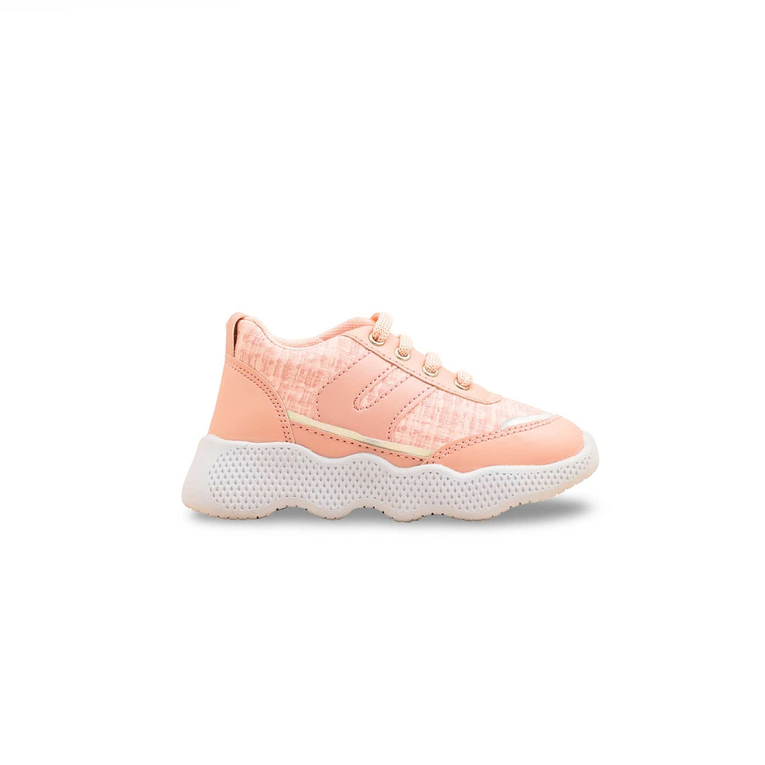 Girls Pink Casual Jogger KD8108
