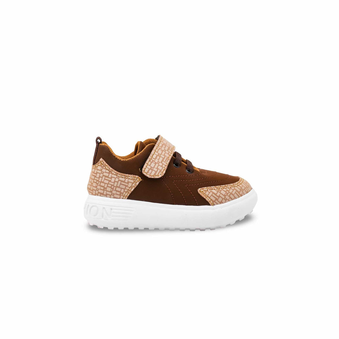 Boys Brown Casual Jogger KD8110