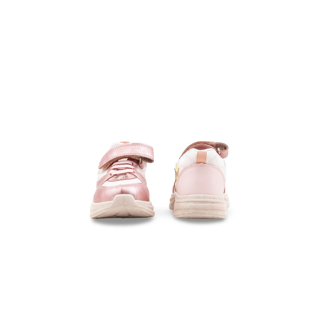 Girls Pink Casual Jogger KD8124