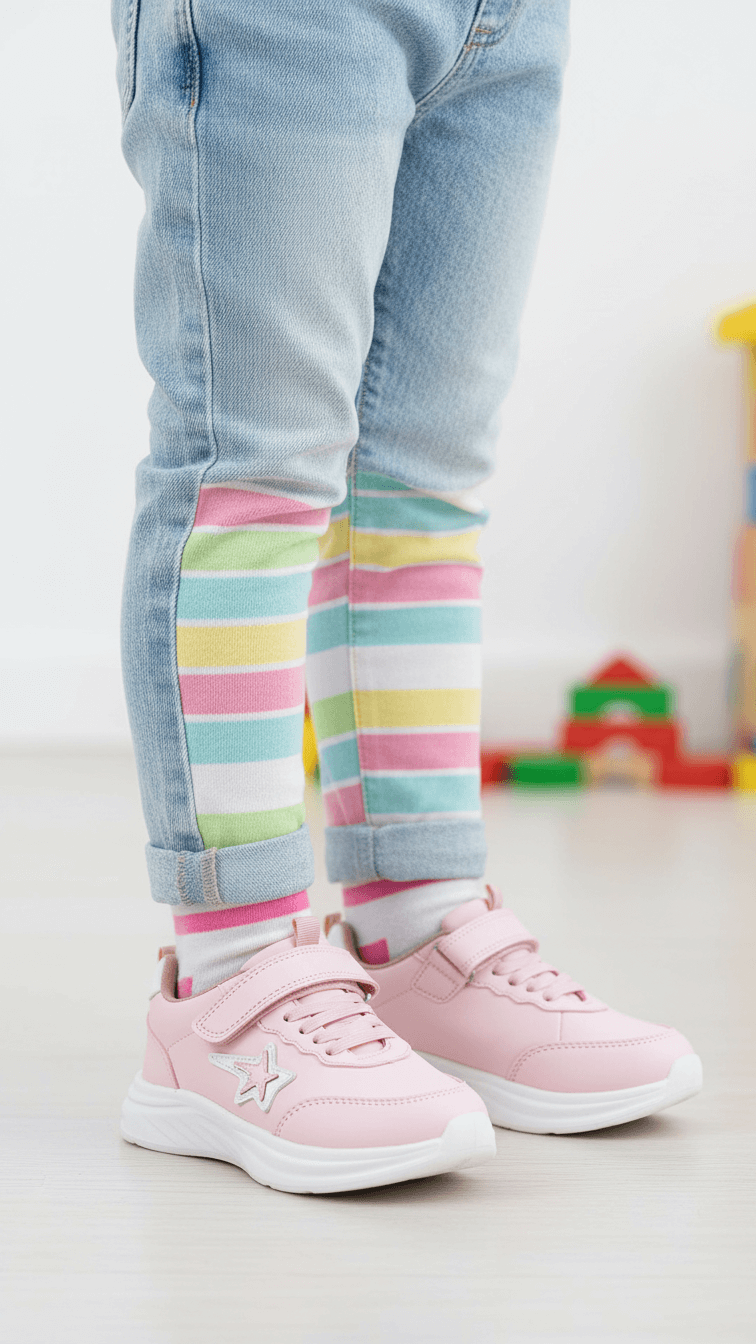 Girls Pink Casual Jogger KD8127