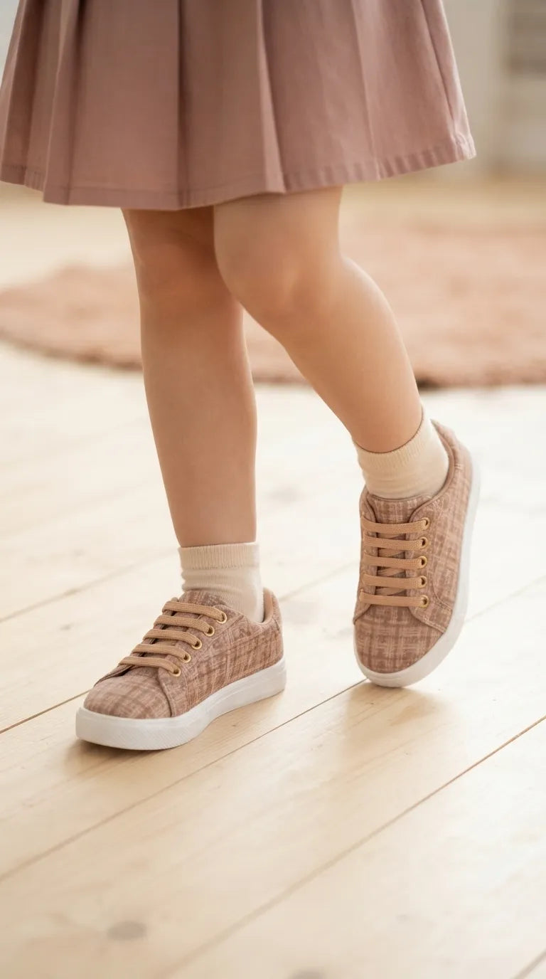 Girls Brown Casual Jogger KD8142