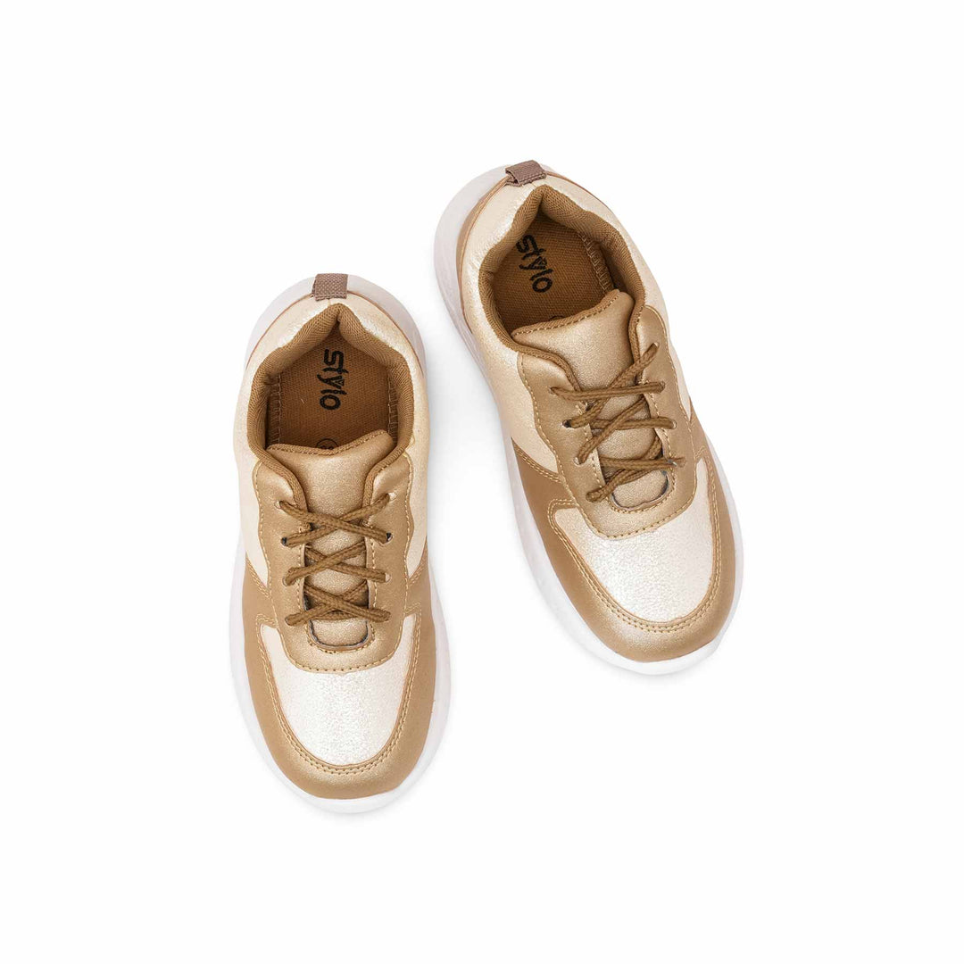 Girls Golden Casual Jogger KD8157