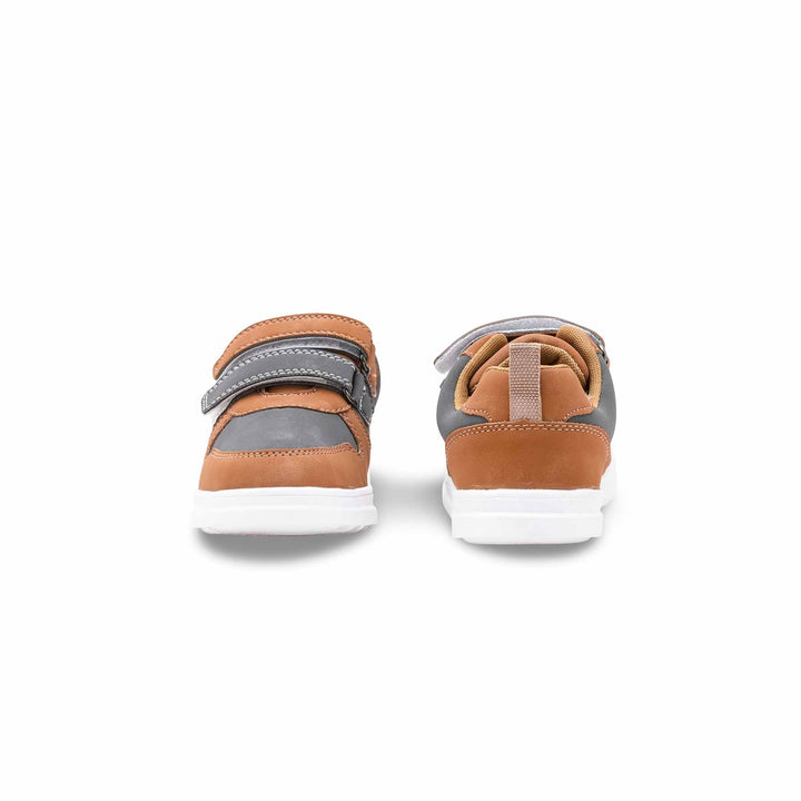 Boys Brown Casual Jogger KD8163