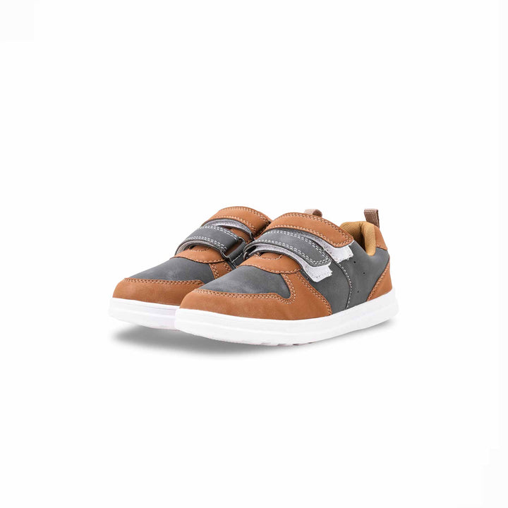 Boys Brown Casual Jogger KD8163