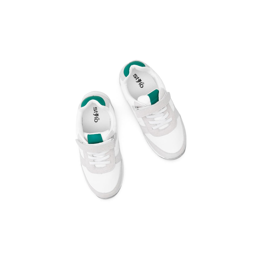 Boys White Casual Jogger KD8167