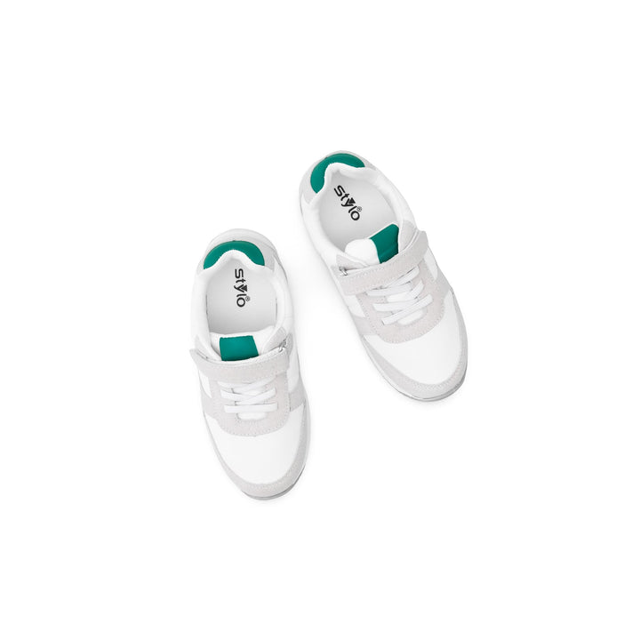Boys White Casual Jogger KD8167