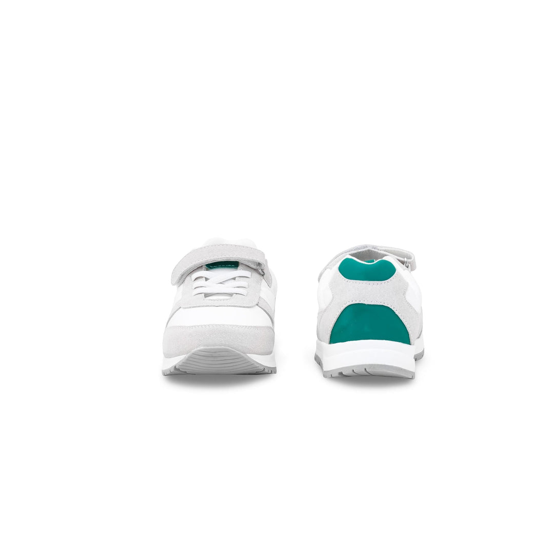 Boys White Casual Jogger KD8167