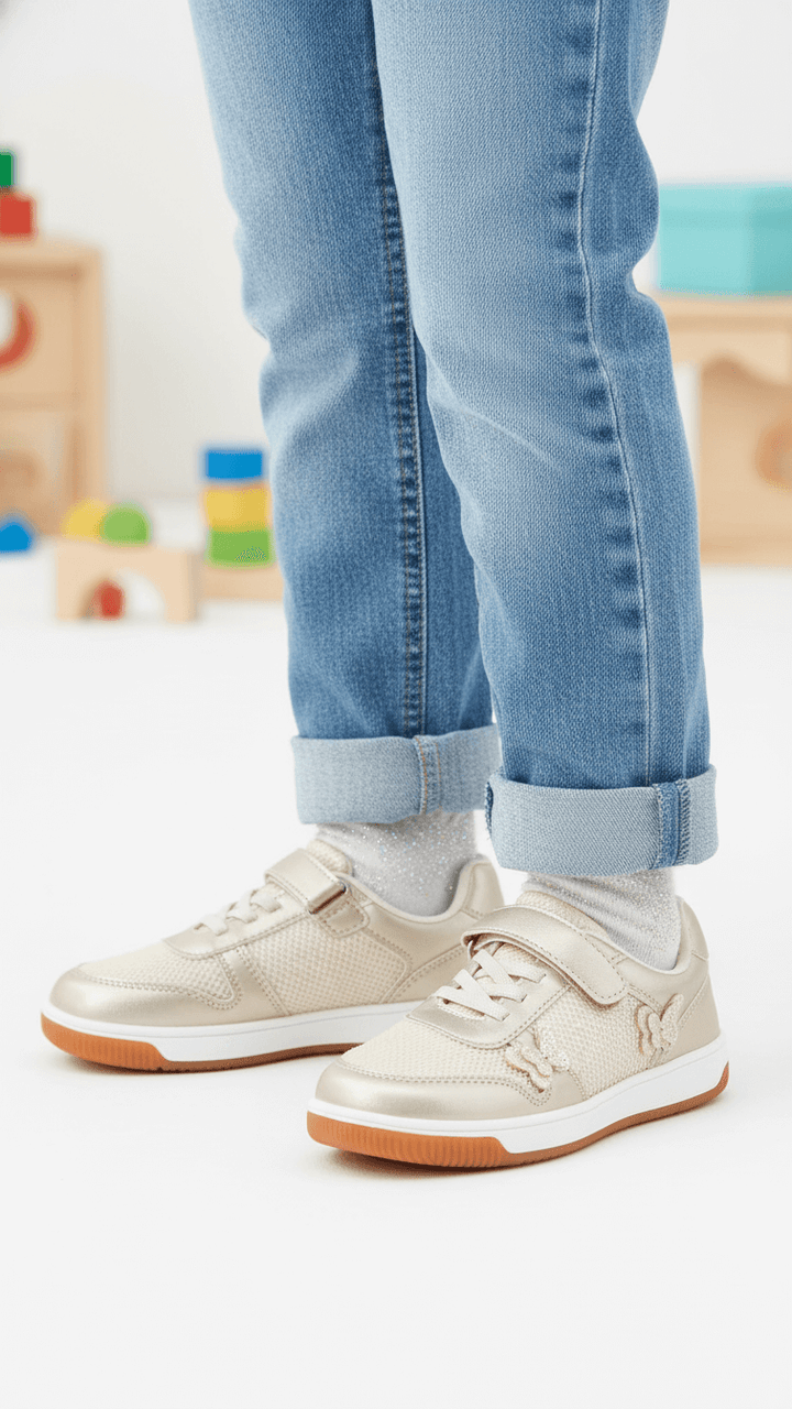 Girls Beige Casual Jogger KD8171