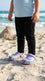 Girls Purple Flip Flops KD8210
