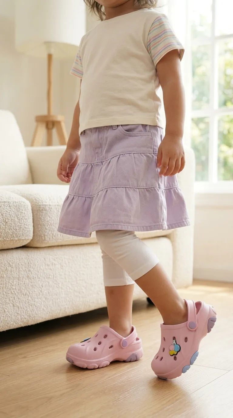 Girls Pink Casual Flip Flop KD8215