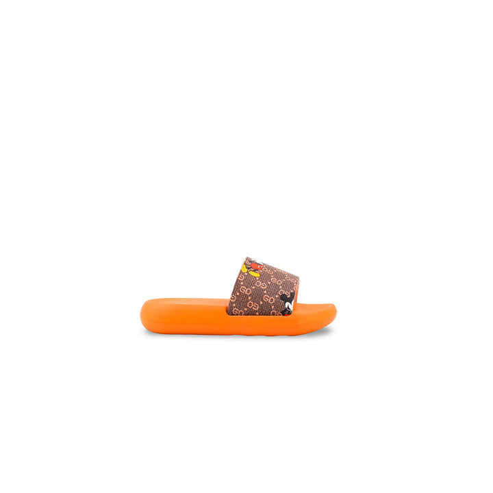 Boys Orange Casual Flip Flop KD8241