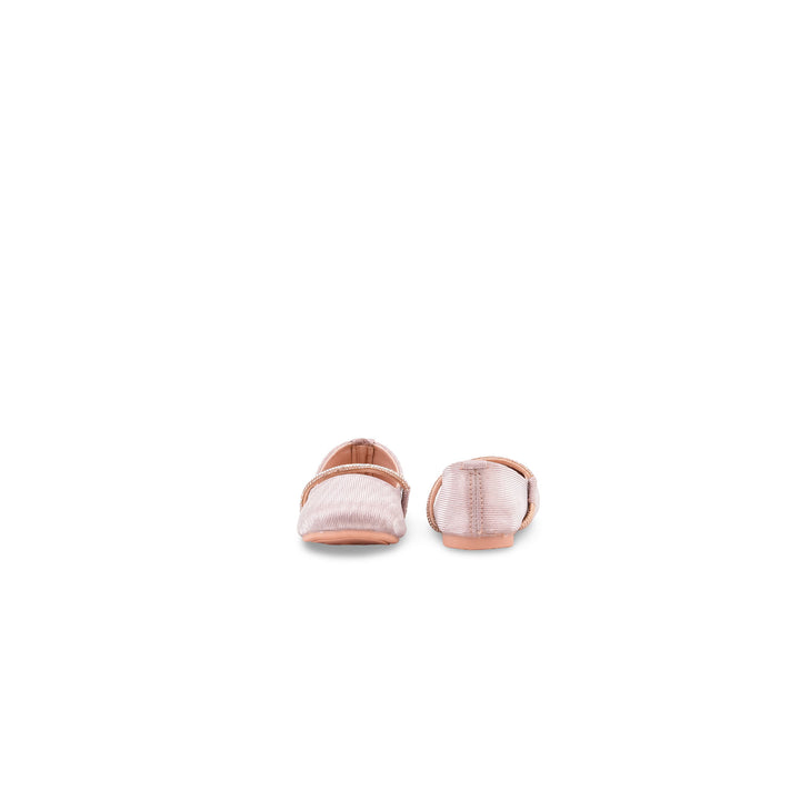 Girls Peach Fancy Pumps KD8258