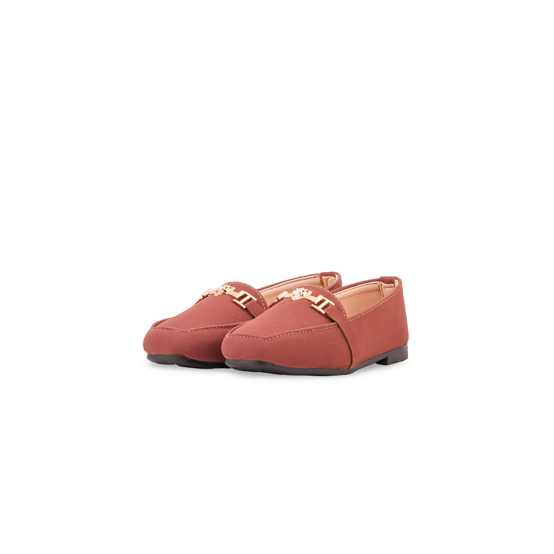 Girls Rust Casual Pumps KD8272