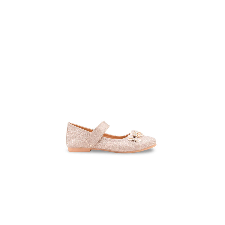 Girls Golden Fancy Pumps KD8277