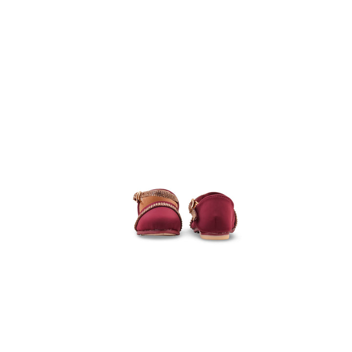 Girls Maroon Formal Pumps KD8280