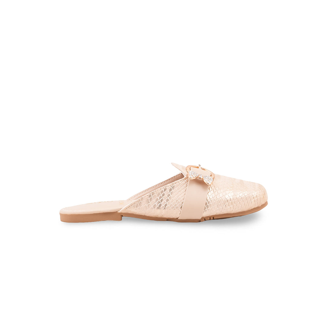 Girls Golden Formal Pumps KD8284