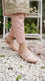 Girls Peach Formal Pumps KD8284