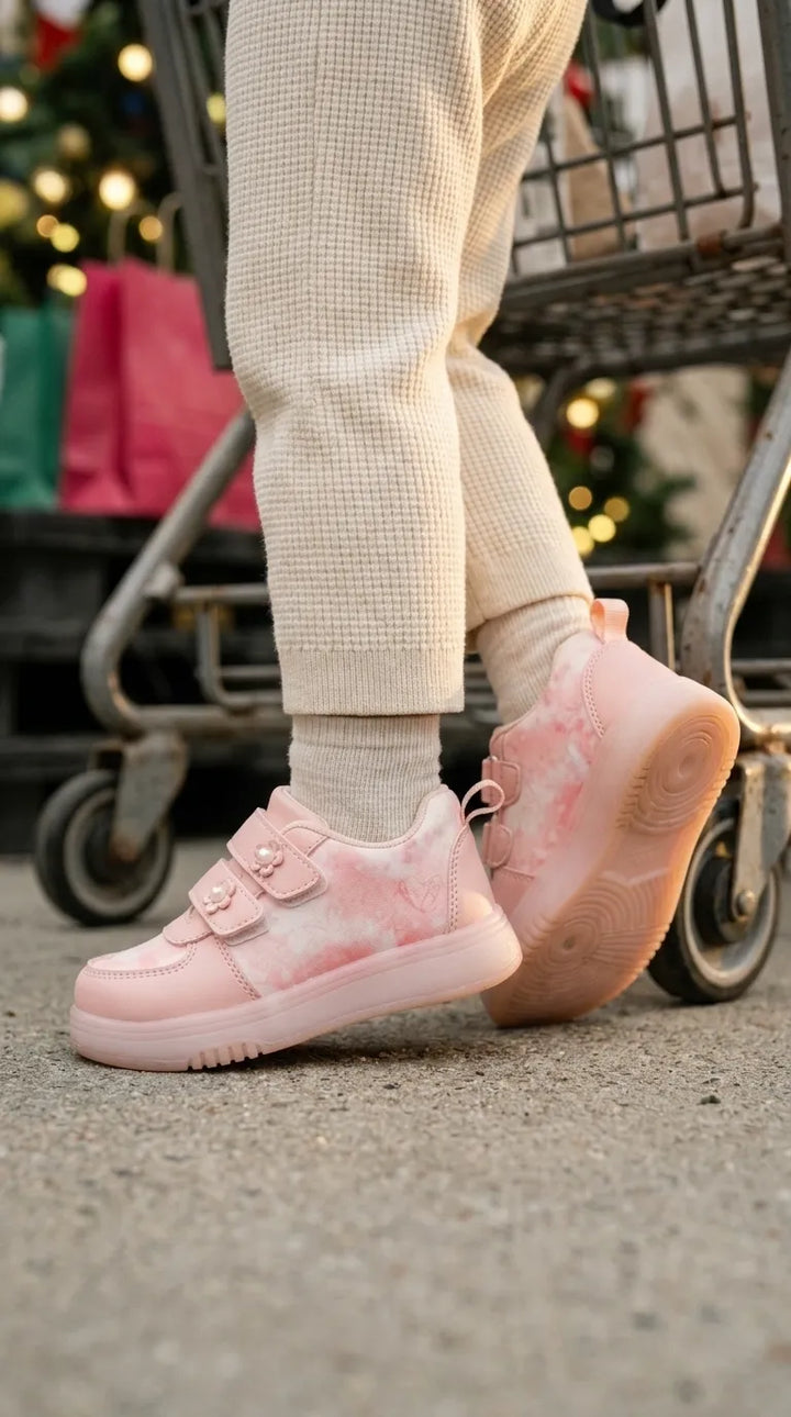 Girls Pink Casual Jogger KD8286