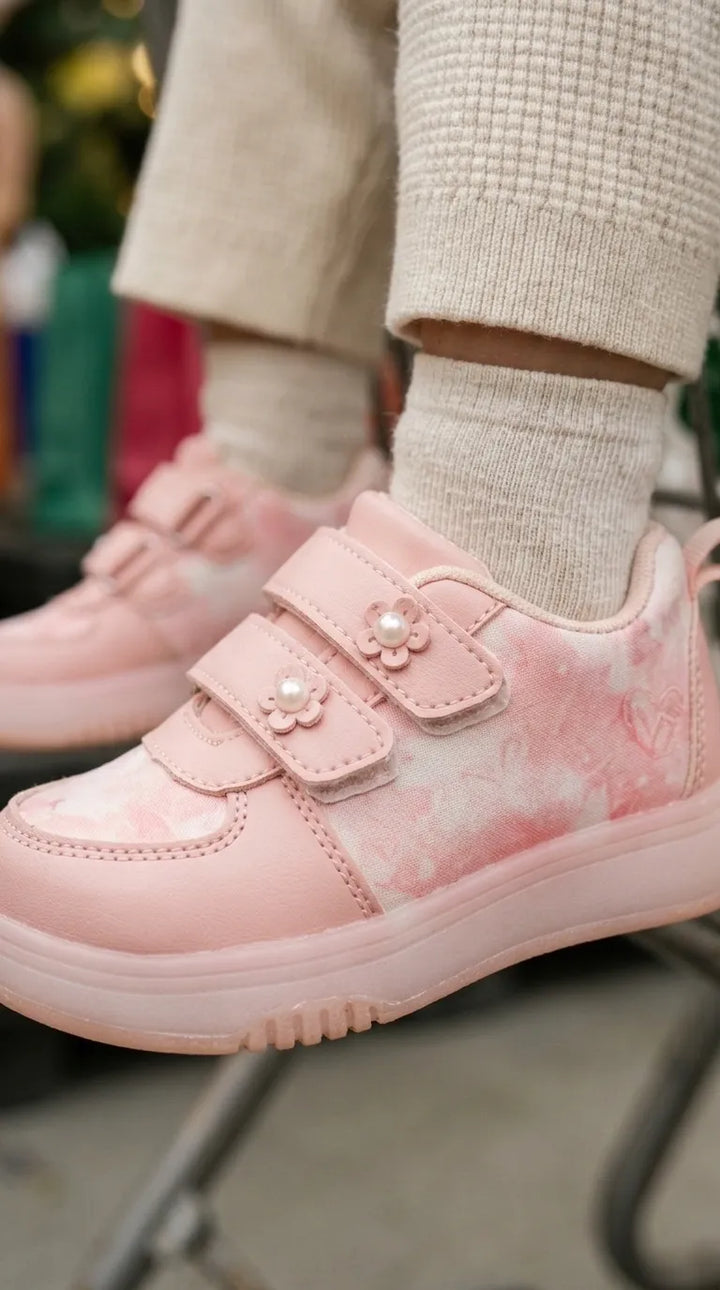 Girls Pink Casual Jogger KD8286