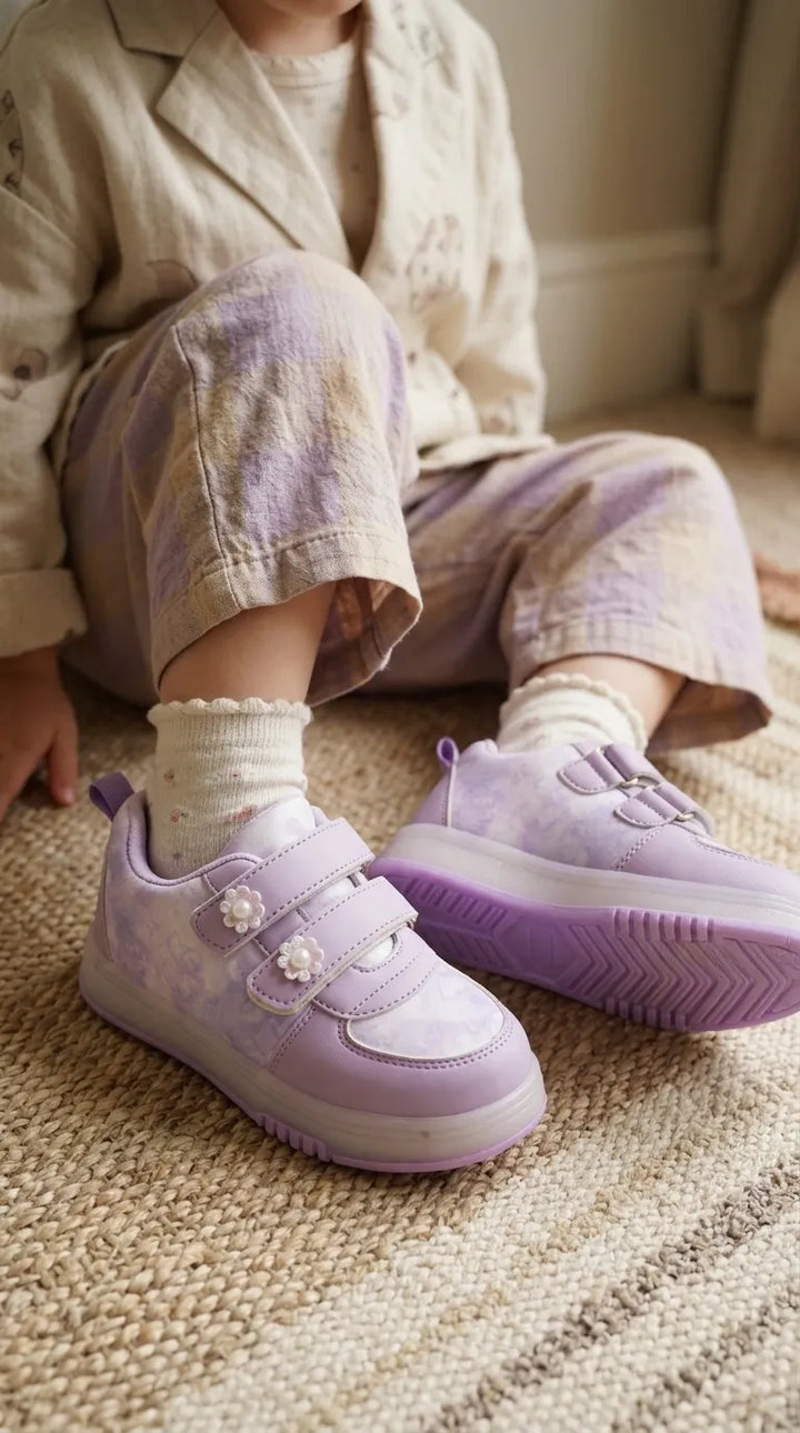 Girls Purple Casual Jogger KD8286
