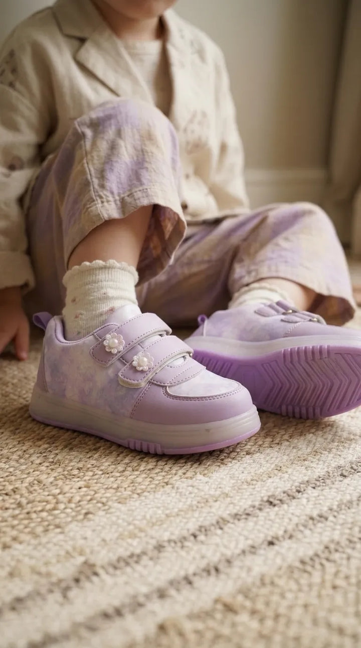 Girls Purple Casual Jogger KD8286