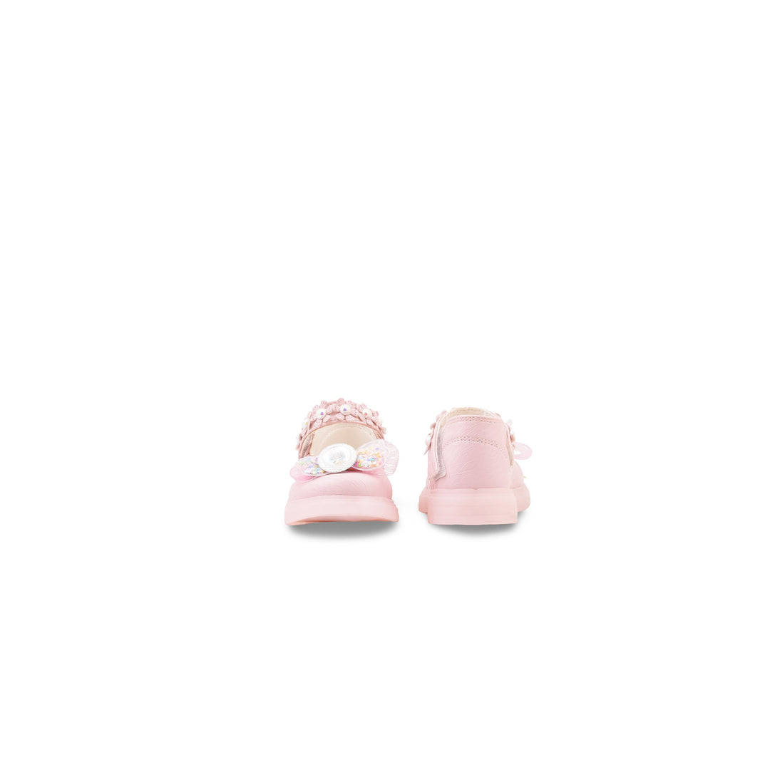 Girls Pink Formal Pumps KD8289