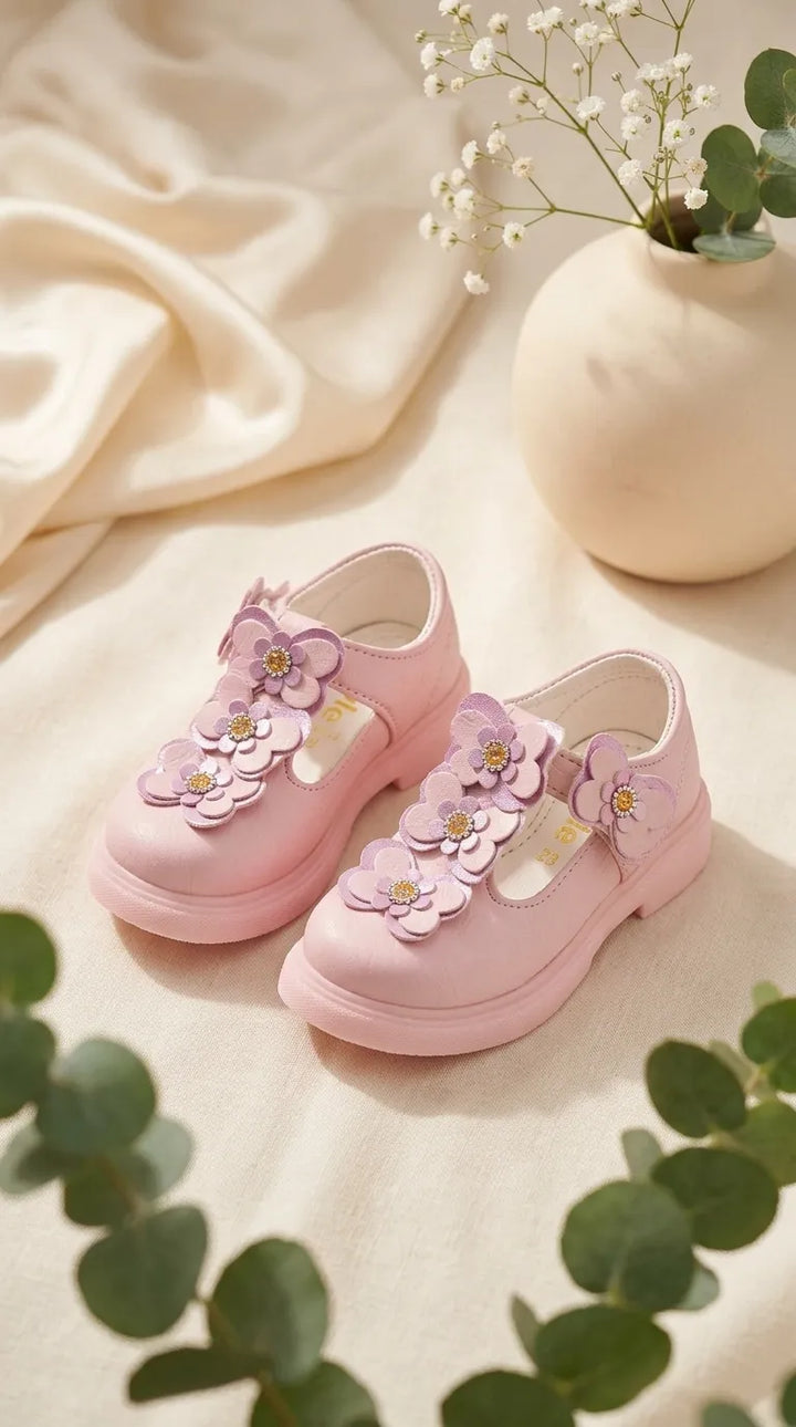 Girls Pink Formal Pumps KD8291