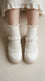 Girls White Formal Pumps KD8292