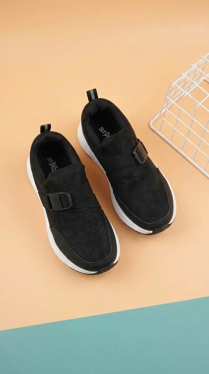 Boys Black Casual Canvas KD8300