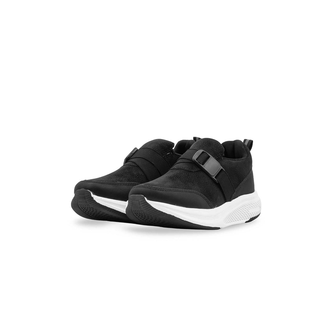 Boys Black Casual Canvas KD8300