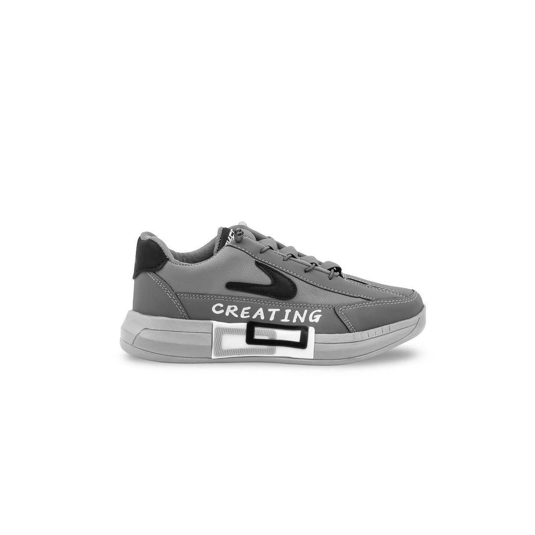 Boys Grey Casual Jogger KD8307