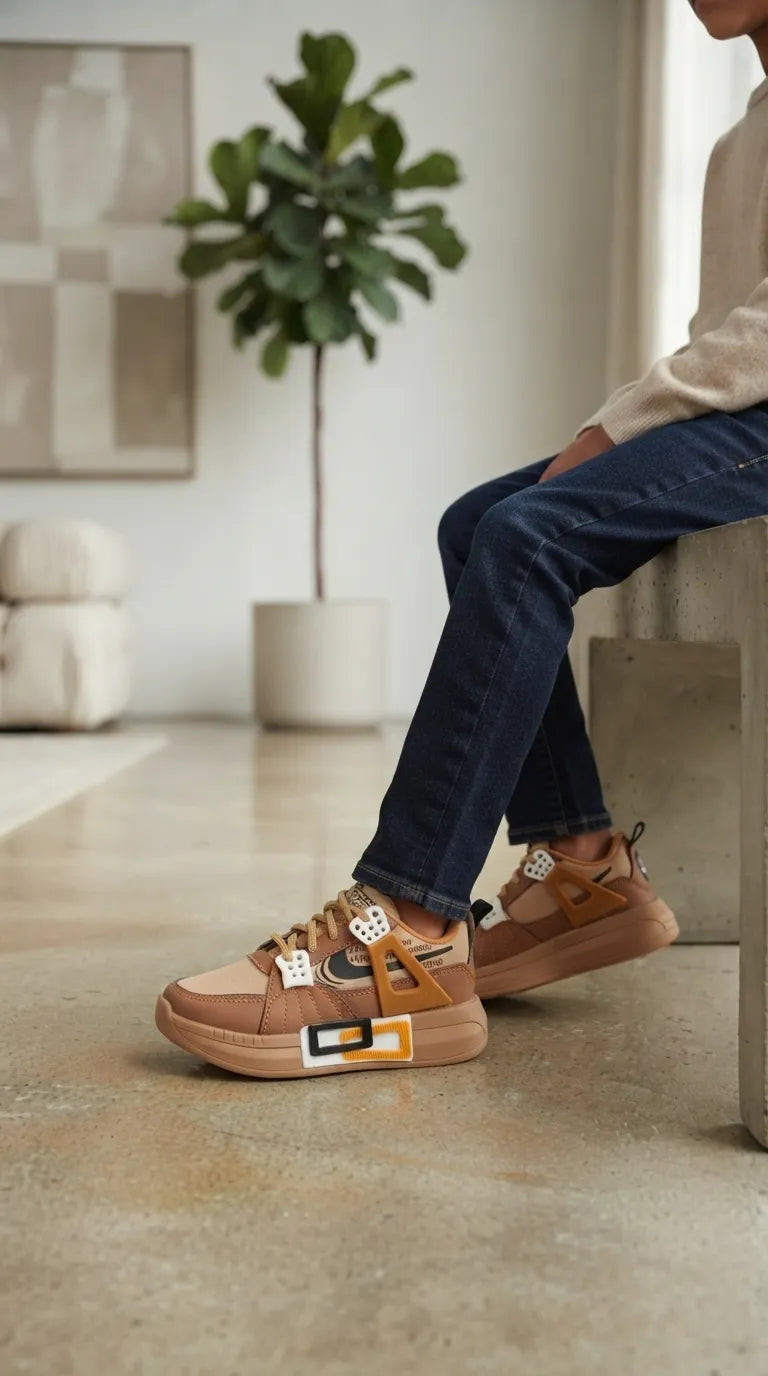 Boys Mustard Casual Jogger KD8308