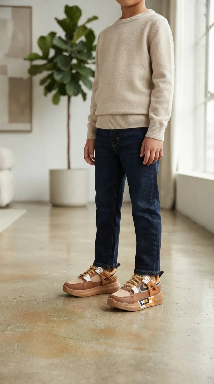 Boys Mustard Casual Jogger KD8308