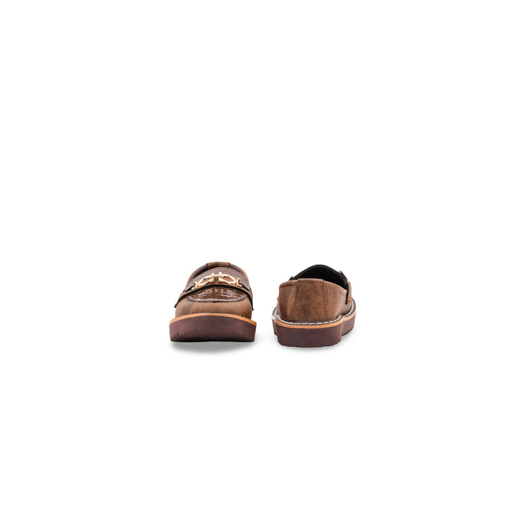 Boys Brown Formal Shoes KD8321
