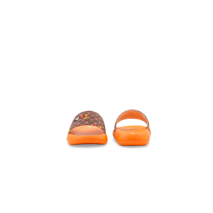 Boys Orange Casual Flip Flop KD8334