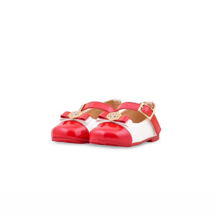 Girls Red Formal Pumps KD8345
