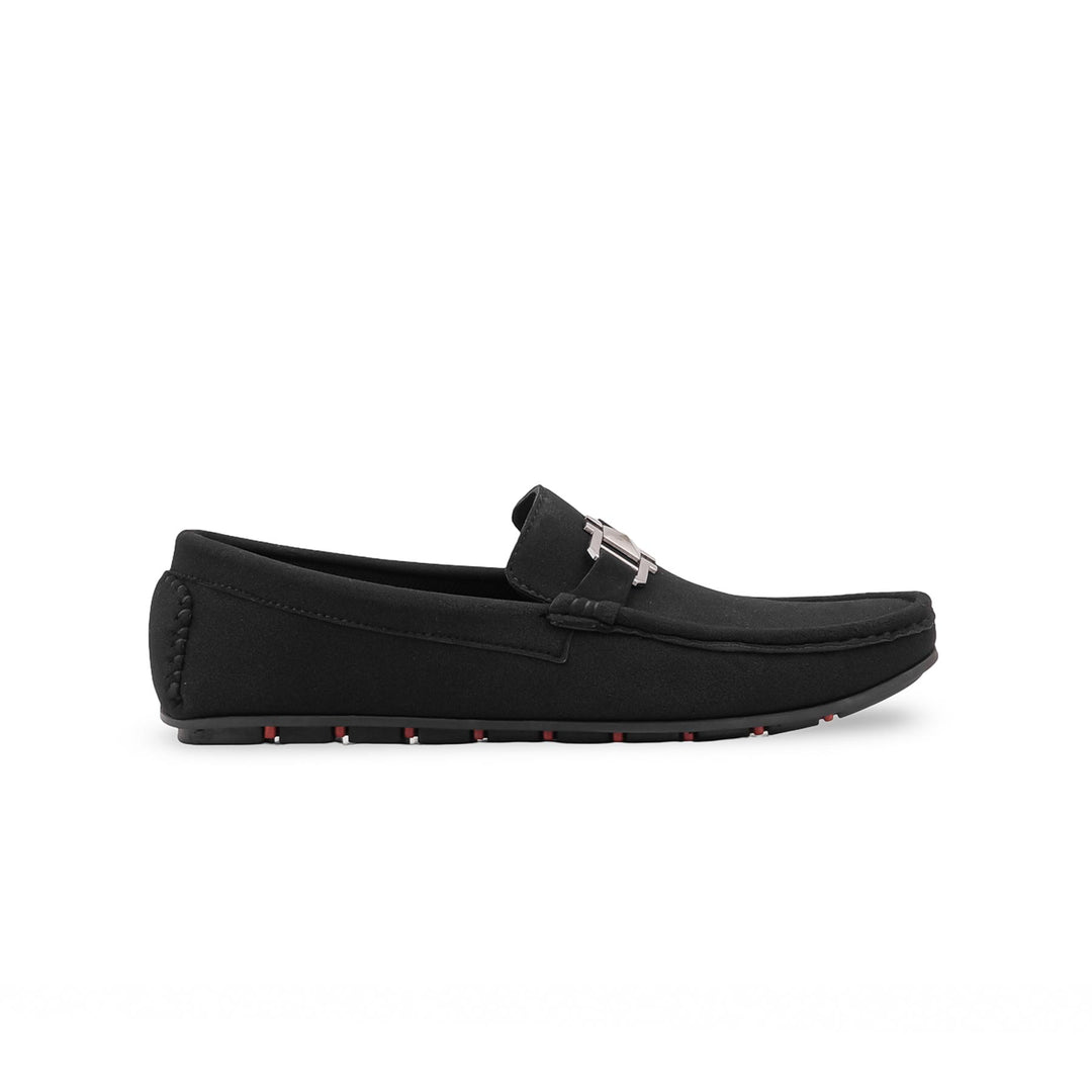 Boys Black Formal Moccasin KD8355