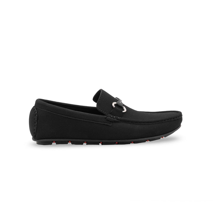 Boys Black Formal Moccasin KD8364