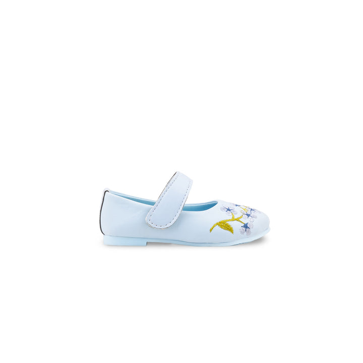 Girls Sky Blue Casual Pumps KD8368
