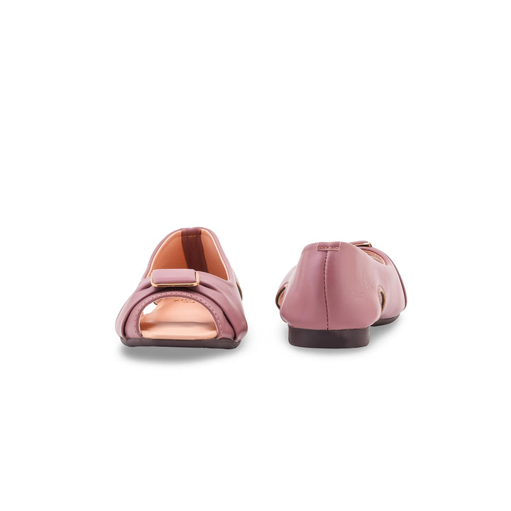 Girls Pink Formal Pumps KD8375