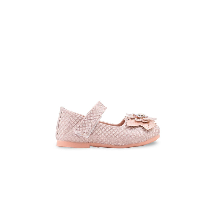 Girls Champagne Fancy Pumps KD8385