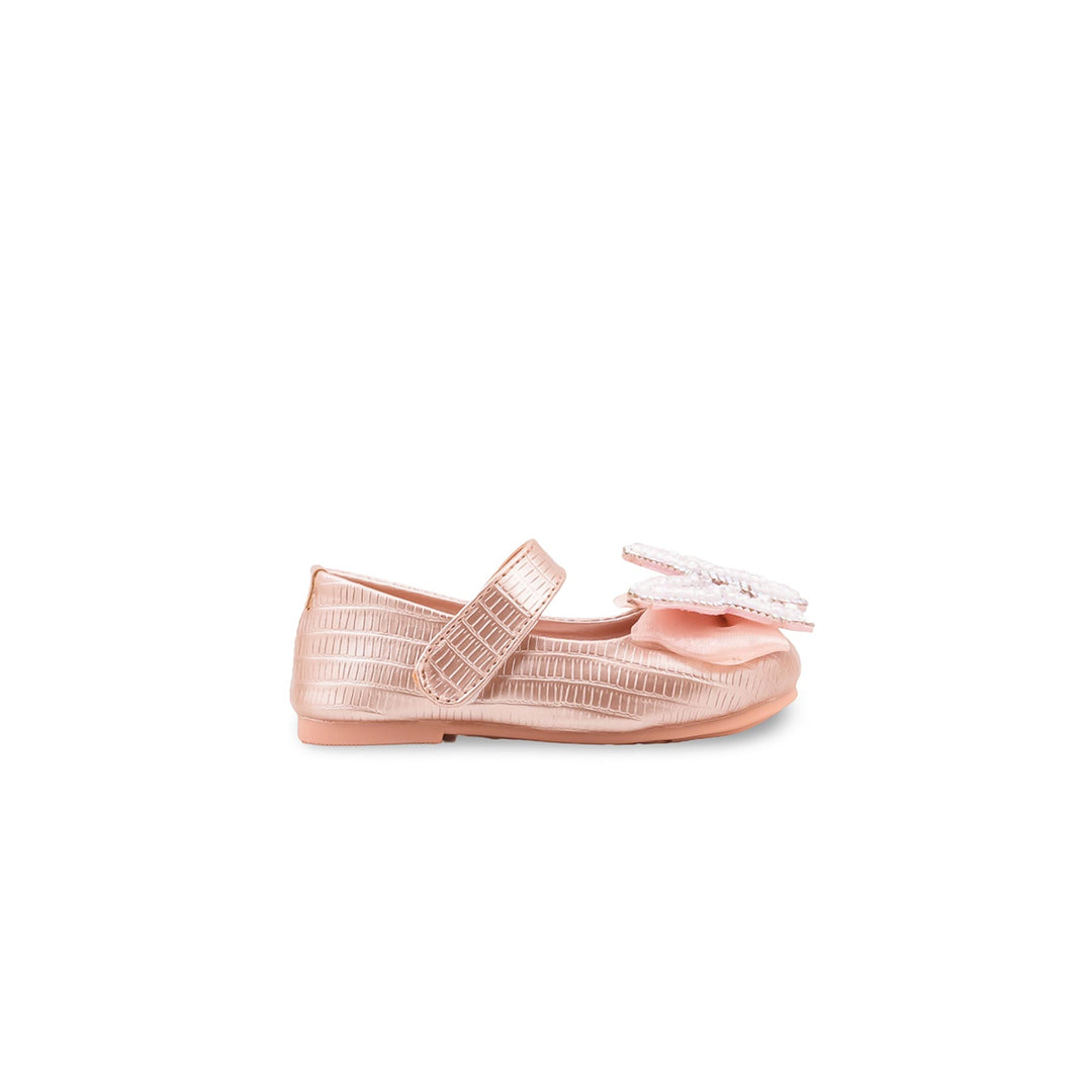 Girls Pink Formal Pumps KD8386