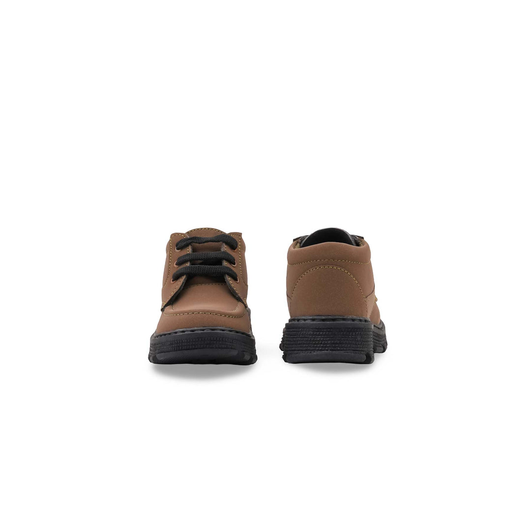 Boys Olive Formal Long Shoes KD8417