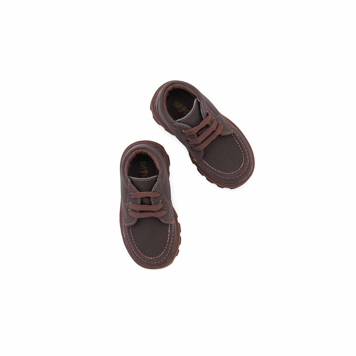 Boys Coffee Formal Long Shoes KD8417