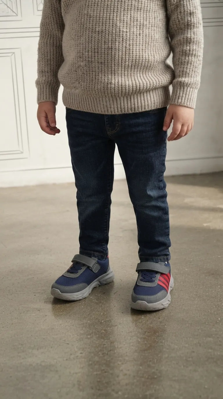 Boys Grey Casual Jogger KD8442