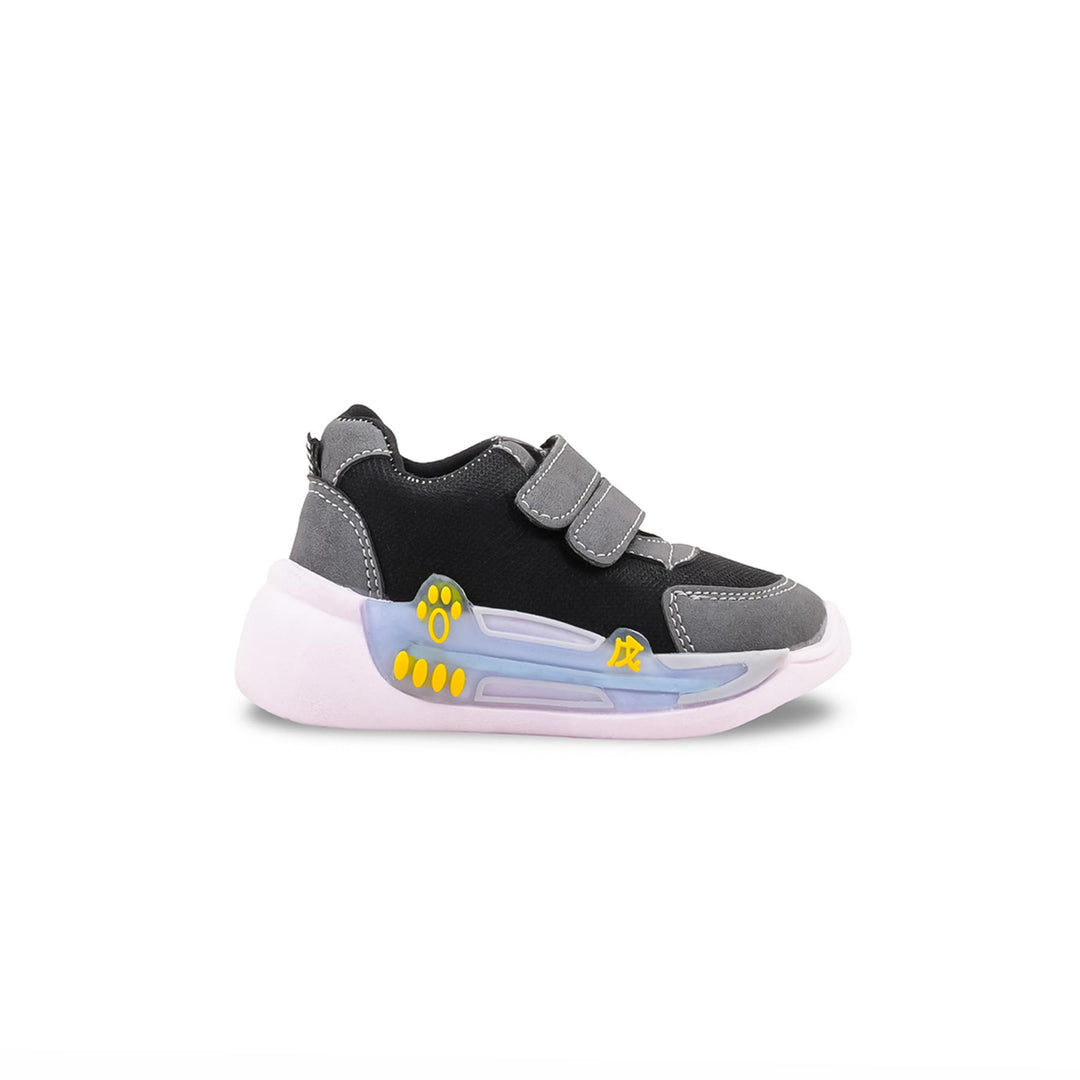 Boys Grey Casual Booties KD8443