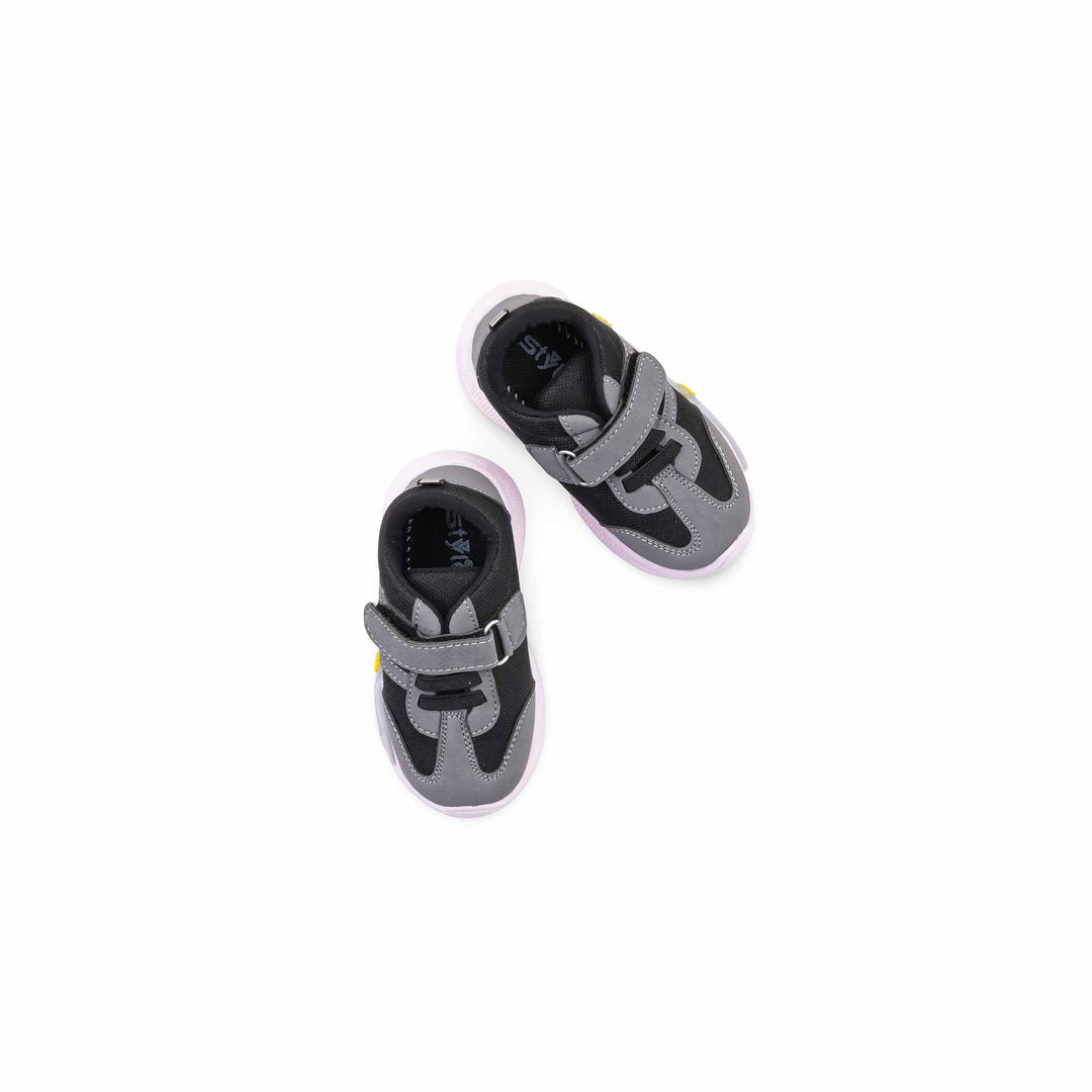 Boys Grey Casual Booties KD8444