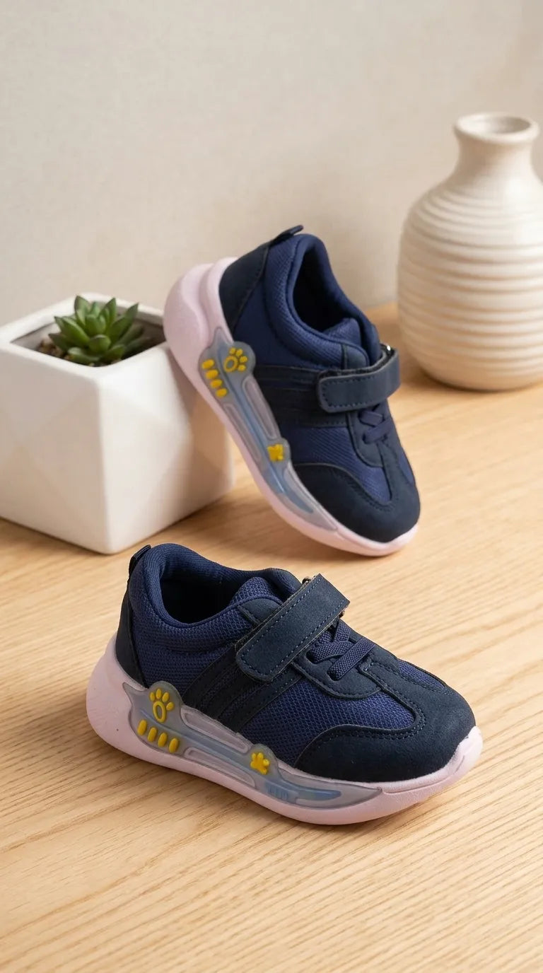 Boys Navy Casual Booties KD8444