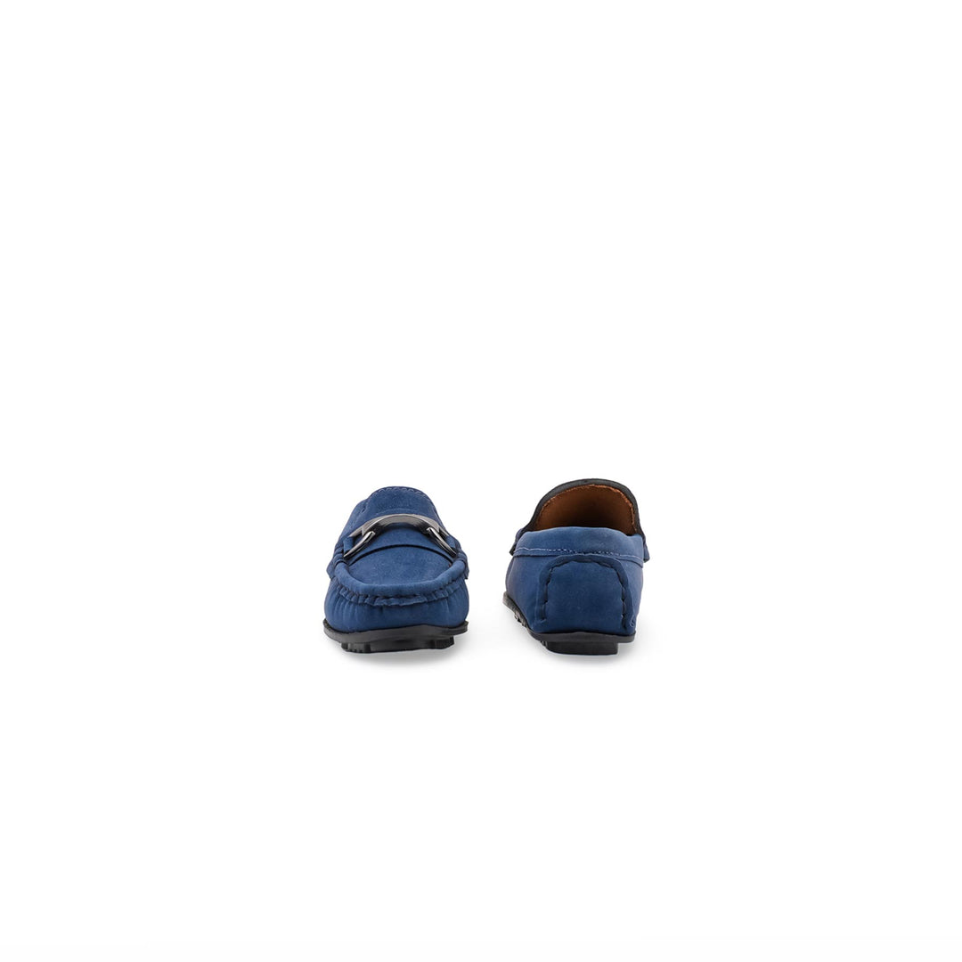 Boys Navy Formal Moccassin KD8451