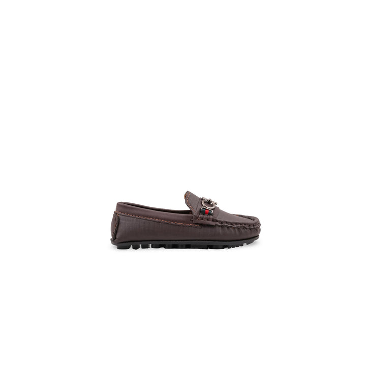 Boys Coffee Formal Moccasin KD8452